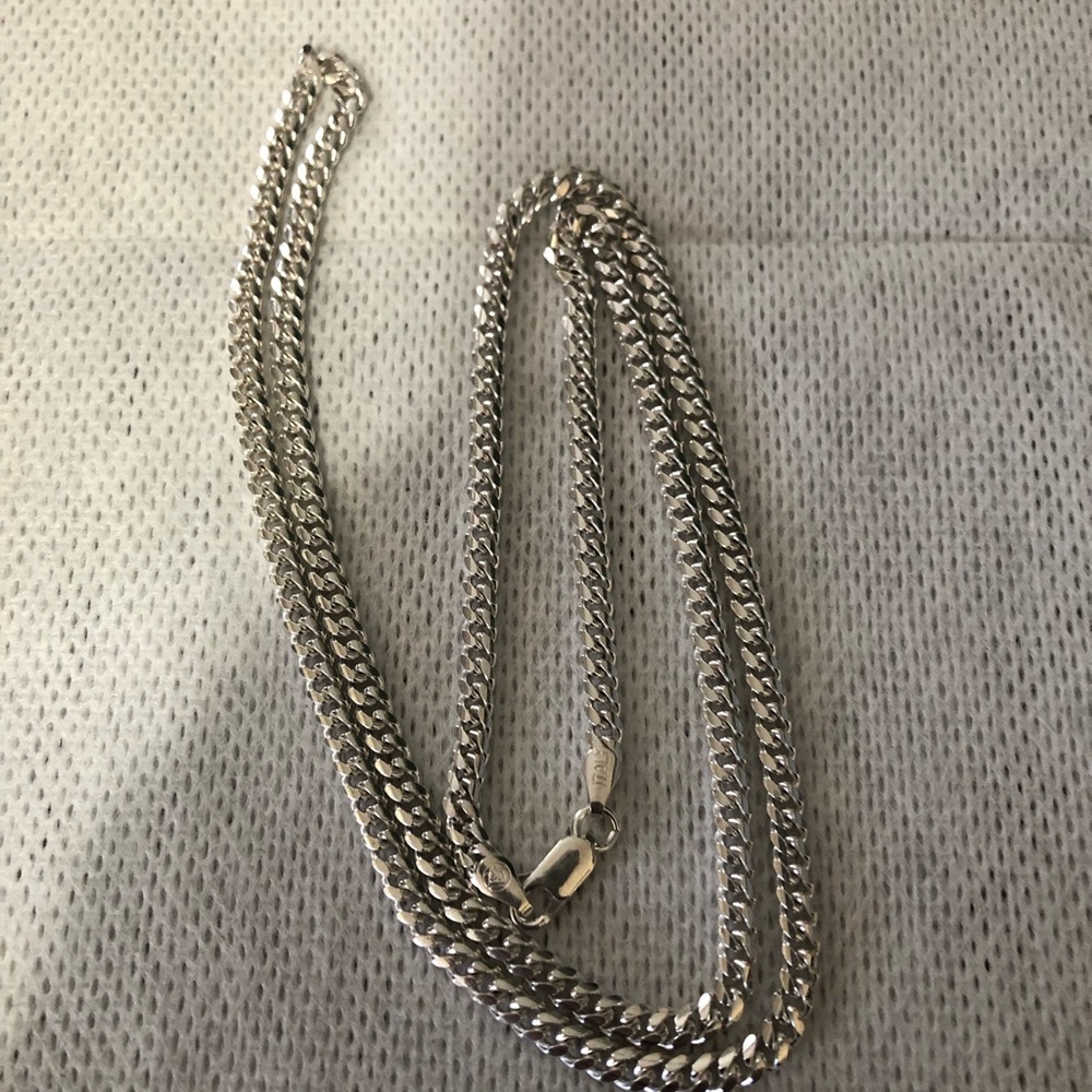 Miami Cuban Lin chain 925 Italy sterling silver